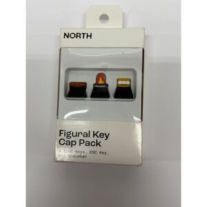 NORTH Figural Key Cap Pack 3 Icon Keys ESC Key Spacebar Mechanical Keyboard